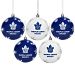 Toronto Maple Leafs 5 Pk Shatterproof Ball Ornaments