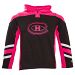 Montreal Canadiens Youth Blush Long Sleeve hooded Top