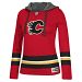 Calgary Flames Women's Jersey Crewdie Pullover Hood