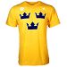 Sweden Hockey 2016 World Cup Of Hockey Primary Logo Go To T-Shirt (Gold)