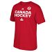 Canada Hockey 2016 World Cup Of Hockey Team Font Go To T-Shirt (Red)