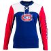 Montreal Canadiens Women's Visp Long Sleeve Lace Up Crew