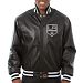 Los Angeles Kings Team Color Leather Jacket (Black)