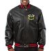 Chicago Blackhawks Team Color Leather Jacket (Black)