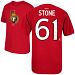 Ottawa Senators Mark Stone Reebok NHL Player Name & Number T-Shirt