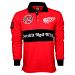 Detroit Red Wings NHL Wordmark Long Sleeve Rugby Polo