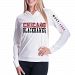 Chicago Blackhawks Women's Triple Hit FX Long Sleeve Hoodie (Off White)