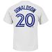 Toronto Blue Jays Josh Donaldson MLB Player Name & Number T-Shirt (White)