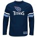 Tennessee Titans Power Hit Long Sleeve NFL T-Shirt With Felt Applique
