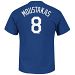 Kansas City Royals Mike Moustakas MLB Player Name & Number T-Shirt (Royal)