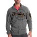 Boston Bruins Tried And True FX Full Zip Crew (Heather Charcoal)
