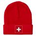 Switzerland MyCountry Solid Knit Hat (Red)