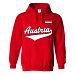 Austria MyCountry Pullover Script Hoody (Red)