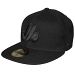 Montreal Expos Authentic Fitted MLB Baseball Cap (Black-Black)