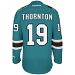 Joe Thonton San Jose Sharks Reebok Premier Replica Home NHL Hockey Jersey