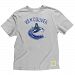 Vancouver Canucks Better Logo Fitted Super Soft T-Shirt (Stone)