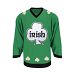 St. Patrick's Irish Cloverkill Replica Dark Hockey Jersey