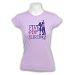 KractIce Women's Five For Flirting Fine Jersey Vintage T-Shirt (Lavender)
