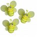 The Butterfly Grove Bailey Bumblebee Decoration 3D Hanging Mesh Nylon Decor, Yellow Daffodil, Mini, 3 x 3