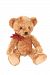 Suki Gifts Bear from the Past Oscar Soft Plush Traditional Bear (Medium, Brown with Red Ribbon)