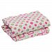 juDanzy 100% Cotton Muslin Swaddle Blankets Set of 2 Large 45"X45" Baby Girl or Boy (Hot Pink & Lime)