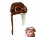 OPCC Super Cool Baby Infant Kid Soft Warmer Winter Hat/ Pilot Aviator Cap/Fleece Warmer Earflap Beanie, Kid's Halloween Costume Accessory, Great Christams Gift For Your Child! 1PCS Opcc Sticky Notes included (coffee)
