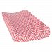 Trend Lab Shell Floral Changing Pad Cover, Coral/White