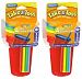 First Years Cup with Straw - Spill Proof - Toss & Take - Assorted Colors - 8 Cups W/ Cover & Straw