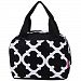 N. Gil Women and Children's Insulated Lunch Bag 2 (Geometric Black)