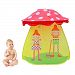 Children Play Tent Indoor and Outdoor Easy Folding Polka Dot Ball Pit Play House Baby Beach Tent with Zippered Storage Bag for Kids with 50 pcs ball