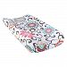 Trend Lab Waverly Baby Pom Pom Play Changing Pad Cover, Coral/Teal/Yellow