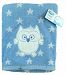 Playgro Baby 24" x 44" Cotton Owl & Stars "Super Towel" (Blue) by Playgro