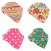 Baby Bandana Drool Bibs, Super Absorbent For Drooling And Teething Baby Girls, Fits Newborn To Toddler, Award Winning, 4 Pack (Ethnic Inspirations) By Zippy.