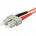 Cables To Go Fiber Optic Duplex Patch Cable - ST Male - SC Male - 49.21ft - Orange