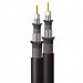 C2G 500ft Dual RG6 U Quad Shield In Wall Coaxial Cable Bare Wire 500ft Black H3C00PMGS-1213