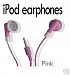 Blueproton - Pink Ipod Headphones / Earphones