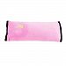 Sunbeauty® Cotton Velvet Car Safety Seat Belt Shoulder Pad Pillow for Children With Golden Sun Logo (Pink)