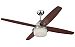 4MDR52PND - Monte Carlo Fans - Mondeo - 52 Ceiling Fan Polished Nickel Finish with British Walnut Blade - Mondeo