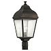 OL4007ORB - Feiss - Terrace - One Light Outdoor Post Mount Oil Rubbed Bronze Finish with Clear Seeded Glass - Terrace