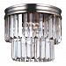 7514002BLE-965 - Sea Gull Lighting - Carondelet - Two Light Flush Mount Compact Fluorescent: 13 Watt Antique Brushed Nickel Finish with Prismatic Crystal Glass - Carondelet