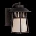 8711701-746 - Sea Gull Lighting - Hamilton Heights - 12.06 One Light Outdoor Wall Sconce Oxford Bronze Finish with Smoky Parchment Glass - Hamilton Heights
