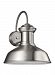 8647701BLE-04 - Sea Gull Lighting - Fredricksburg - One Light Large Outdoor Wall Lantern CFL GU24: 18W Satin Aluminum Finish - Fredricksburg