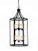 51376EN-839 - Sea Gull Lighting - Somerton - Six Light Foyer Blacksmith Finish with Café Tint Glass - Somerton