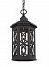 6217091S-12 - Sea Gull Lighting - Ormsby - 16.5 14W 1 LED Outdoor Pendant Black Finish with Etched/White Glass - Ormsby