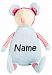 Personalized Stuffed Pastel Mouse with Embroidered Name