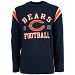 Chicago Bears NFL Lateral Felt Applique Long Sleeve Jersey T-Shirt