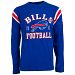 Buffalo Bills NFL Lateral Felt Applique Long Sleeve Jersey T-Shirt