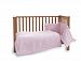Clair de Lune Marshmallow Cot/ Cot Bed Quilt/ Bumper and Sheet Set (3 Pieces, Pink)