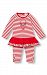 Le Top Baby Girls' Striped Rudolph Reindeer Christmas Tunic and Leggings Set, 18 Months