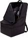 Zohzo Adjustable Padded Bag for Car Seat, Black with Black Trim